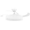 Orbegozo CP 164105 Ventilatore da soffitto LED 105 cm 30 W motore DC basso consumo 6 velocità pale retrattili silenzioso telecomando reversibile estate/inv. luce LED 40 W 4000 lm 3000-6500 K t4h