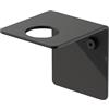 Jean & Len Home supporto da parete per dispenser di sapone in alluminio verniciato a polvere nero opaco, per un flacone, montaggio con foratura o incollaggio, tasselli e viti inclusi