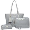 Miss Lulu Set 3 Borse Donna Effetto Pelle, Tote, Tracolla e Pochette