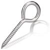 MOGADEE® Occhielli in Acciaio Inox, M6, 80 mm, Vite ad Anello, Gancio per Amache, Tende da Sole, Poltrone Sospese, Sedia a Dondolo