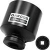 DAKCOS 46mm Chiave Bussola da 1/2, Bussola a 12 Punte,CR-MO