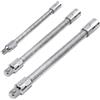 Generic 3 Pcs Flexible Shaft Extension Bar 1/2 1/4 3/8 Inch Drives Universal Wrench Extension Bars Bendable Spanner Sleeve Extensions Rod for Home Maintenance & Car Industry