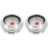 PATIKIL Aria Compressore Olio Mirino Vetro 2pz M33x1,5 Maschio Filettatura Alluminio Lega Olio Liquido Livello Indicatore Aria Compressore Parti con O-Ring
