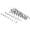 PATIKIL Molle a Spirale, 0,3mmx3mmx45mm Molle a Compressione, Molla a Compressione a Spirale 10pz 304 Acciaio Inox Acciaio Molle, Argento Tonalità