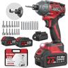 Sundpey Avvitatore a Impulsi 1/4 280Nm 21V Brushless Rosso