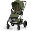 CYBEX Gold BALIOS S LUX Passeggino e Culla pieghevole, Moss Green | Dalla nascita ai 4 anni, max 22 kg, sistema da viaggio, ripiegabile in modo compatto, ruote fuoristrada