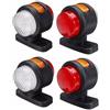 Generic 4 indicatori di direzione laterali anteriori e posteriori a LED, per camion, rimorchi, 12 V, 24 V