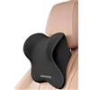 YITONGFU Cuscino Collo Auto, Poggiatesta Auto, Cuscino Poggiatesta Auto,In Memory Foam, Fodera Rimovibile Traspirante (A)