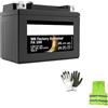 CLICK & GO COMPATIBILE CON APRILIA RS 250 per anno 1995 al 2003 BATTERIA IN GEL YB4L-B FA100 GIA' PRONTA CARICA SIGILLATA BATTERIE ATTIVE 4 AH AMPERE 12V 114X71X86MM