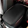 Generico Copertura scatola bracciolo Copertura Protettiva Bracciolo Auto In Pelle PU Per Console Centrale Bracciolo Sedile Per Kia Per Sportage 3 2011-2015(Black wire)