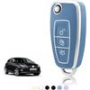 TOOMUME Cover Chiave Auto per Ford Focus MK3 Fiesta Transit Tourneo Custom | Silicone Morbido, Antiurto, Anticaduta, Antigraffio, Custodia Protettiva Chiave per Connect Courier C-Max Kuga Puma Mondeo