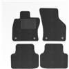 Mats4all Set di tappetini auto Compatibile con Skoda Octavia 2020-> | Antiscivolo | Con rinforzo | 4 pezzi | Tappetini per auto | Set di tappetini