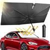 WUYJUN Parasole Auto Ombrello per Clio 4 2012 2013-2019, Anti-UV, Pieghevole Parasole per Auto Parabrezza, Parasole E Isolamento Termico