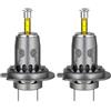 DISCORAMA COPPIA LAMPADE LED H7 AUTO ULTRA BRIGHT 360° 40W BIANCO GHIACCIO 6000K ANABBAGLIANTI ABBAGLIANTI PLUG & PLAY 12V