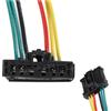 PIRABADI KIT RIPARAZIONE RICAMBIO SPINA PRESA FASCELI PIATINE POSTERIORI COMPATIBILI PEUGEOT 206 207 208 301 307 308 508 1007 2008 3008 EXPERT PARTNER CITROEN BERLINGO C2 C33 C4 C 5 DS3 JUMPY DACIA LOGAN D