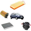 Somer Car Kit Tagliando 4 filtri compatibile con Ford Fusion 1.4 Tdci 68cv 50kw