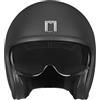 Nox Casco Jet Retrò con Visiera Parasole N240 Nero Opaco Taglia S