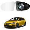 TUTTO PER QUATTRO Vetro Specchietto Retrovisore Per Volkswagen Golf Vii (5K) 2012-, Termico, TUTTO PER QUATTRO (Sinistro)