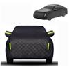 Generic Telo Copri Auto Antigrandine per Mercedes E200 1995-2002 Copri autos su misura, Telo Copriautos Antigrandine, per rimessaggio esterno, con strisce riflettenti, in cotone spesso