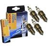 BOSCH 4x Candela accensione 0 242 235 915 Apertura chiave: 20,8 Lunghezza filettatura: 19mm Kit Compatibilità con MITSUBISHI PAJERO II V3W, V2W, V4W, FIAT Panda Hatchback 141, NISSAN Patrol GR V SUV