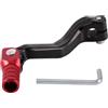 GOOFIT Nero e Rosso Lega di Alluminio Ingranaggio Leva Cambio Leva Pedale Ingranaggio Pieghevole Leva Sostituzione per Cb250 Motocross Bike ATV Dirt PitBike