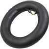 TREFAN Tubo interno 10 x 2,5 cm, tubo interno 10 x 2,75, angolo di 45 gradi, 10 pollici, ispessito, per KuKirin G3/KuKirin G2 Master Scooter pneumatico giallo a righe (1 pezzo)
