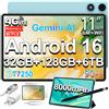 TECLAST P50 Tablet 11 Pollici 90Hz Tablets Android 16, T7250 2GHz Octa-Core, 32G