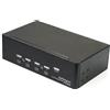 ‎Startech StarTech.com Switch KVM a 4 porte per Dual DisplayPort - 4k 60Hz (SV431DPDDUA2)