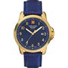 Swiss Alpine Military 7011.1 Orologio analogico al quarzo da uomo in pelle