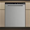 Whirlpool W7U HS31 X - Lavastoviglie sottopiano / 60 cm/D / 15 soffitti su misura/Maxi Space - Interni / 6th Sense Programmi automatici/Silent Option/Rapid 45° / Acciaio inossidabile