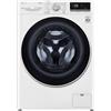 LG F4WV512S0E Lavatrice a Carica Frontale 12 Kg, Libera Installazione, 1400 Giri/min, Wi-Fi, Intelligenza Artificiale LG AI DD, Funzione Vapore, Motore Inverter Direct Drive, 60 x 85 x 61.5 cm, Bianco