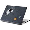 FFBOFFC Custodia per MacBook Air 15'' M2/M3/M4/M5, Astronauta bianco | 2023 2024 2025 2026, A3448/A3241/A3114/A2941, Custodia Rigida Anti-crepa Case Cover Protettivo per Apple Mac Air 15.3''