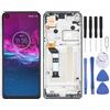 zaorunjs phone Accessories Display LCD del Telefono Cellulare Schermata LCD per for Motorola One Action XT2013-1 XT2013-2 XT2013-4 Digitalizzatore Assemblaggio Completo con Frame (Blu) Parte di Riparazione