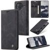 WJXEXRS Cover per cellulare Xiaomi POCO F7 Ultra/F7 Pro, Custodia in Pelle Xiaomi POCO F7 Ultra Supporto Slot, Portafoglio Antiurto Pieghevole Kickstand Magnetica Porta Carte Flip telefono Case -Nero