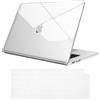 FINTIE Cover Compatibile con MacBook Air 15 Pollici M5/M4/M3/M2 (2026-2023) | Modello A3448/A3241/A3114/A2941 - Sottile Trasparente Custodia Rigida Protettivo Cover + Copritastiera, Trasparente