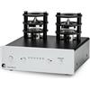 Pro-Ject Tube Box E, tubo completamente discreto, preamplificatore Phono (argento)