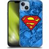 Head Case Designs Licenza Ufficiale Superman DC Comics Collage Fumetto Arte Custodia Cover Dura per Parte Posteriore Compatibile con Apple iPhone 14 Plus