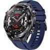 GIOPUEY Cinturini Compatibile con Huawei Watch Ultimate 2, Morbido Silicone Cinturino [Resistente all'Usura] [Traspirante] - Darkblue