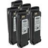 vhbw 5x batteria compatibile con Motorola MOTOTRBO DP3600, DR3000, DP3601 radio (1800mAh, 7,4V, Li-Ion) + clip