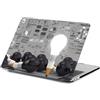 FFBOFFC Custodia per MacBook Air 15'' M2/M3/M4/M5, Matita a bulbo | 2023 2024 2025 2026, A3448/A3241/A3114/A2941, Custodia Rigida Anti-crepa Case Cover Protettivo per Apple Mac Air 15.3''