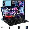 DMOAO Tablet 10 Pollici Android 15 con 30 GB RAM+2TB ROM Espansione, Widevine L1