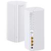 Tenda Nova ME3 Pro 7 Sistema WiFi Mesh - BE3600 Dual Band (2.4GHz: 688Mbps, 5GHz: 2882Mbps), copertura per 2-3 camere da letto - 3 porte Gigabit per unità, NFC, WPA3, confezione da 2