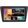 UHSFRA Android 15 Autoradio 2 Din per Skoda Rapid 2013-2017 9 Pollici Touch Screen Autoradio con Comandi al volante CarPlay senza fili Telecamera Posteriore GPS(A1 1G+32G)