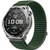 GIOPUEY Cinturini Compatibile con Amazfit Balance 3, Nylon Traspirante Sport Loop Cinturino in Morbido Nylon Intrecciato Strap Band - Darkgreen