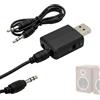 Zyrtkeriom Trasmettitore e ricevitore USB Bluetooth 3 in 1, adattatore audio wireless con porta AUX da 3,5 mm per TV, PC, cuffie, altoparlanti, auto e home stereo, alimentatore di rete USB incluso, funzionalità
