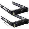 Heretom Gabbia HDD da 2,5 per server Fujitsu Primergy RX2530/RX2540 M1-M5, interfaccia SATA/SAS, con viti (2,5 pollici, 2 pezzi)
