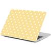 FFBOFFC Custodia per MacBook Air 15'' M2/M3/M4/M5, Pois gialli | 2023 2024 2025 2026, A3448/A3241/A3114/A2941, Custodia Rigida Anti-crepa Case Cover Protettivo per Apple Mac Air 15.3''
