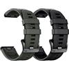 NotoCity Cinturino Quickfit 22mm per Garmin Fenix 7/6/5/7 Pro/6 Pro/5 Plus/8 47mm,Con Garmin Forerunner 945/955/965/970/E 45mm/Approach S60/S62/S70 47mm(2PCS)