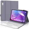 FOGARI Custodia con tastiera per Lenovo Idea Tab Pro Gen 2 13 2026 | Con trackpad magnetico rimovibile Bluetooth sottile e custodia morbida in TPU per ufficio, studio, scrittura, viola