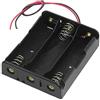 Wresetly 3,7 V piatto porta batteria scatola per 3 batterie 18650